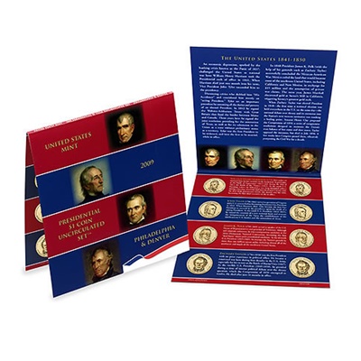 2009 Presidential $1 Coin Uncirculated Set - P & D
